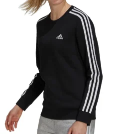Adidas Essentials 3 Stripes Fleece Sweatshirt GS1344