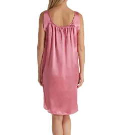 Amanda Rich Satin Banded Sleeve Knee Length Gown 104-40 -Freya Fashion Shop amanda rich amri01 104 40 bs