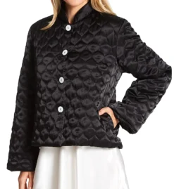 Amanda Rich Quilted Satin Bed Jacket 2020QBJ