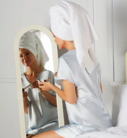 Amanda Rich Bias Cut Satin T-Shirt Gown 412-40 -Freya Fashion Shop amanda rich amri01 412 40 cs3