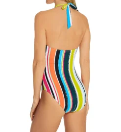 Anne Cole Clear Water Stripe Halter One Piece Swimsuit 20MO07C -Freya Fashion Shop anne cole anne01 20mo07c bs