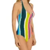 Anne Cole Clear Water Stripe Halter One Piece Swimsuit 20MO07C -Freya Fashion Shop anne cole anne01 20mo07c gs