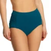 Anne Cole Live In Color Shirred High Waist Swim Bottom MB336 -Freya Fashion Shop anne cole anne01 mb336 gs