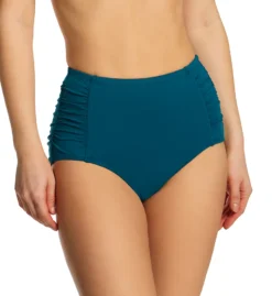 Anne Cole Live In Color Shirred High Waist Swim Bottom MB336