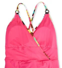 Anne Cole Cabana Party Surplice Maillot Swim Dress MD61065 -Freya Fashion Shop anne cole anne01 md61065 cs6