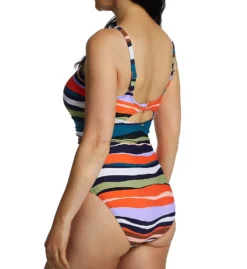 Anne Cole Sandy Waves Scoop Neck Bra Back One Piece Swimsuit MO05385 -Freya Fashion Shop anne cole anne01 mo05385 bs