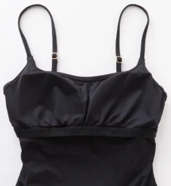 Anne Cole Live In Color Shirred Front One Piece Swimsuit MO057 -Freya Fashion Shop anne cole anne01 mo057 cs1