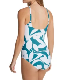 Anne Cole Mari Botanical Cut Out Twist One Piece Swimsuit MO06866 -Freya Fashion Shop anne cole anne01 mo06866 bs