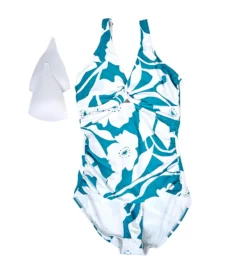 Anne Cole Mari Botanical Cut Out Twist One Piece Swimsuit MO06866 -Freya Fashion Shop anne cole anne01 mo06866 cs6