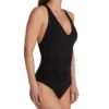 Anne Cole Live In Color V-Neck Crossback One Piece Swimsuit MO091