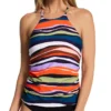Anne Cole Sandy Waves High Neck Tankini Swim Top MT20685 -Freya Fashion Shop anne cole anne01 mt20685 gs