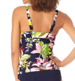 Anne Cole Tropical Bloom Twist Front Tankini Swim Top MT22961 -Freya Fashion Shop anne cole anne01 mt22961 bs