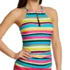 Anne Cole Lawn Chair Tab Front High Neck Tankini Swim Top MT29584 -Freya Fashion Shop anne cole anne01 mt29584 gs