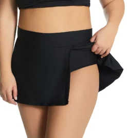 Anne Cole Plus Size Live In Color Side Slit Swim Skirt PB41301 -Freya Fashion Shop anne cole anne01 pb41301 cs1
