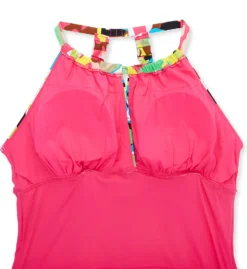 Anne Cole Plus Cabana Party High Neck One Piece Swimsuit PO06465 -Freya Fashion Shop anne cole anne01 po06465 cs5