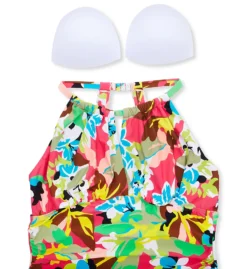 Anne Cole Plus Cabana Party High Neck One Piece Swimsuit PO06465 -Freya Fashion Shop anne cole anne01 po06465 cs6