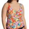 Anne Cole Plus Size Splash Garden Twist Tankini Swim Top PT20174 -Freya Fashion Shop anne cole anne01 pt20174 gs