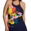 Anne Cole Plus Size Petal Party High Neck Tankini Swim Top PT20650 -Freya Fashion Shop anne cole anne01 pt20650 gs