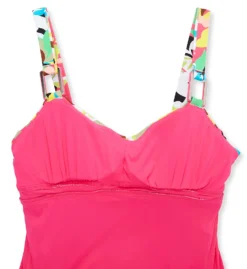 Anne Cole Plus Size Cabana Party Tri Tankini Swim Top PT24665 -Freya Fashion Shop anne cole anne01 pt24665 cs5
