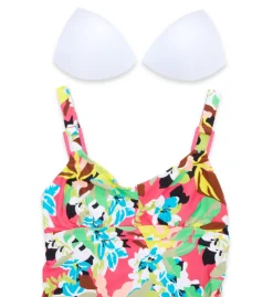 Anne Cole Plus Size Cabana Party Tri Tankini Swim Top PT24665 -Freya Fashion Shop anne cole anne01 pt24665 cs6
