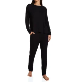 Aspen Dream Essential Soft Ribbed Joggers BRLB -Freya Fashion Shop aspen dream aspd01 brlb cs1