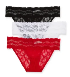 B.tempt'd By Wacoal Lace Kiss Bikini Panty - 3 Pack 970682 -Freya Fashion Shop b temptd by wacoal btmp01 970682 cs2