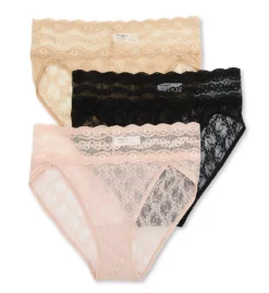 B.tempt'd By Wacoal Lace Kiss Hi-Leg Panty - 3 Pack 970882 -Freya Fashion Shop b temptd by wacoal btmp01 970882 cs2