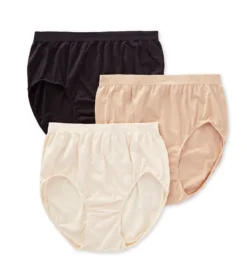 Bali Comfort Revolution Microfiber Brief Panty - 3 Pack DFAK88 -Freya Fashion Shop bali bal001 dfak88 cs2