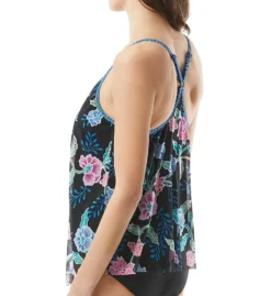 Beach House Floral Fantasy Kerry Mesh Layer Tankini Swim Top H04893 -Freya Fashion Shop beach house beah01 h04893 bs