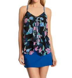 Beach House Floral Fantasy Kerry Mesh Layer Tankini Swim Top H04893 -Freya Fashion Shop beach house beah01 h04893 cs1