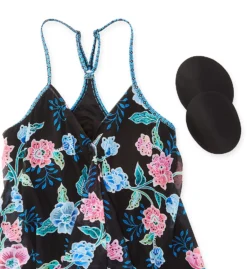 Beach House Floral Fantasy Kerry Mesh Layer Tankini Swim Top H04893 -Freya Fashion Shop beach house beah01 h04893 cs5