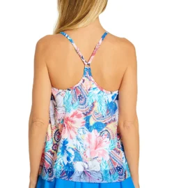 Beach House Bohemian Bloom Kerry Mesh Layer Tankini Swim Top H11893 -Freya Fashion Shop beach house beah01 h11893 bs