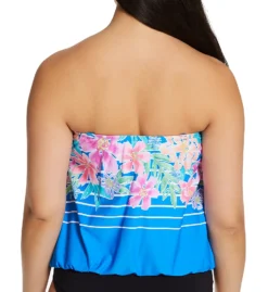 Beach House Between The Lines Lena Blouson Bandini Swim Top H55738 -Freya Fashion Shop beach house beah01 h55738 bs