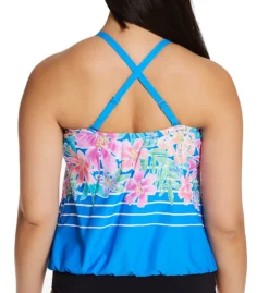 Beach House Between The Lines Lena Blouson Bandini Swim Top H55738 -Freya Fashion Shop beach house beah01 h55738 cs2