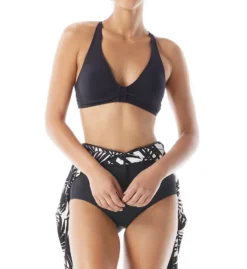 Beach House Seaside Palm Sculpt Long Sleeve One Piece Swimsuit H86980 -Freya Fashion Shop beach house beah01 h86980 cs2