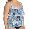 Beach House Woman Bohemian Bloom Jane Ruffle Tankini Swim Top HW11096 -Freya Fashion Shop beach house woman bhw01 hw11096 gs