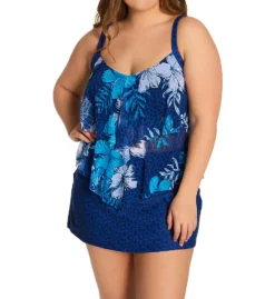 Beach House Woman Hawaiian Hideaway Portia Mesh Tankini Swim Top HW17068 -Freya Fashion Shop beach house woman bhw01 hw17068 cs1