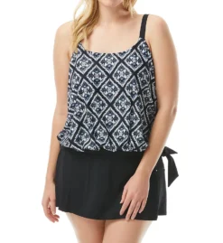 Beach House Woman Diamond Daze Sarah Tie Side Tankini Swim Top HW23012 -Freya Fashion Shop beach house woman bhw01 hw23012 cs1