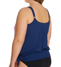 Beach House Woman Between The Lines Sarah Side Tie Tankini Swim Top HW55012 -Freya Fashion Shop beach house woman bhw01 hw55012 bs