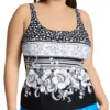 Beach House Woman Under The Border Walk Julie Tankini Swim Top HW61363