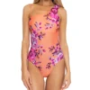 Becca In Full Bloom Arabella Asymmetrical Swimsuit 241227