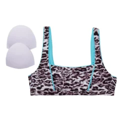 Becca Animal Kingdom Olivia Square Neck Swim Top 243207 -Freya Fashion Shop becca bec01 243207 cs2