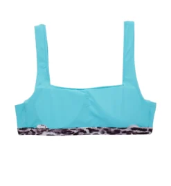 Becca Animal Kingdom Olivia Square Neck Swim Top 243207 -Freya Fashion Shop becca bec01 243207 cs3