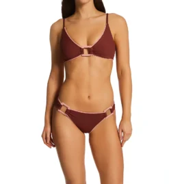Becca Modern Edge Gracie Buckle Side Hipster Swim Bottom 544037 -Freya Fashion Shop becca bec01 544037 cs1