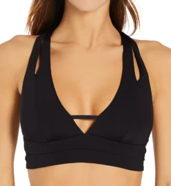 Becca Color Code Split Strap Halter Swim Top 853617 -Freya Fashion Shop becca bec01 853617 fs