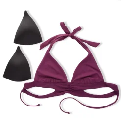 Becca Color Code Split Band Halter Swim Top 859297 -Freya Fashion Shop becca bec01 859297 cs2