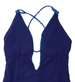 Becca Sundance Elizabeth Plunge Neck One Piece Swimsuit 921027 -Freya Fashion Shop becca bec01 921027 cs5