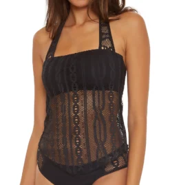 Becca Color Play Addison Handkerchief Tankini Swim Top C713527