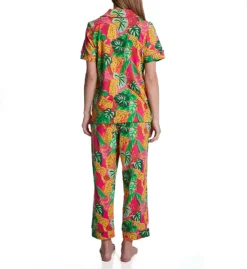 BedHead Pajamas Lazy Leopards Cropped PJ Set 2723854 -Freya Fashion Shop bedhead pajamas behe01 2723854 bs