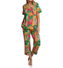 BedHead Pajamas Lazy Leopards Cropped PJ Set 2723854